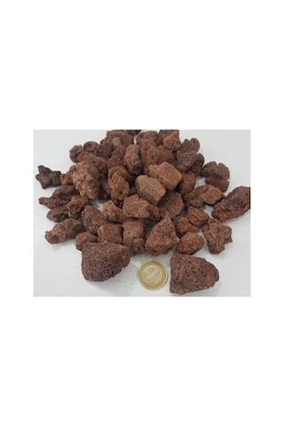 İri Kırmızı Pomza 2-4 Cm 20 Lt Lav Taşı Mangal Taşı Dekoratif Volkanik Pomza Taş