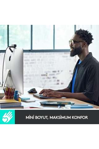 Logitech Mx Keys Mini Minimalist Kablosuz Bluetooth Aydınlatmalı Türkçe Q Klavye - Siyah