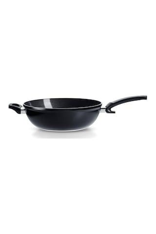 Fissler Ceratal Comfort Orbit Black Wok Tava - 32 Cm Siyah
