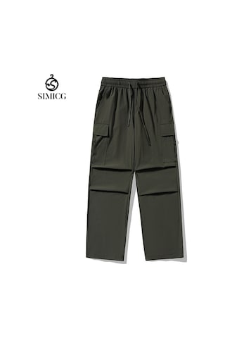 Erkekler İçin Yazlık Rahat Geniş Paça Tulum Yeşil