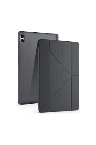 Vendas Samsung Galaxy Uyumlu Tab S11 Ultra Kılıf Zore Tri Folding Kalem Bölmeli Standlı Kılıf Kapaklı Kılıf