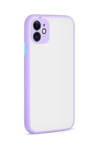 Apple Uyumlu iPhone 11 Kılıf Zore Hux Kapak Lila