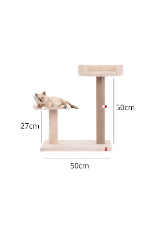 Hoppala Kedi Tırmalaması Krem Sünger Kenar