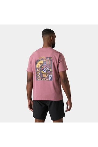 Helly Hansen Massif Graphic Erkek T-shirt-32406 Gülkurusu