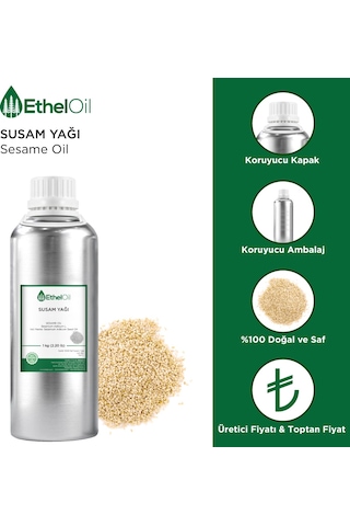 Etheloil Susam Sabit Yağı 1 KG