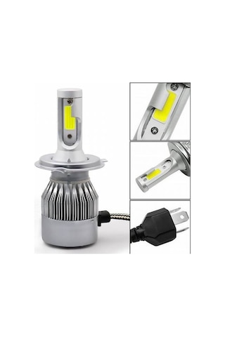 H27 Led Xenon Far Yeni Nesil C6 6600K 30W Şimşek Etkili