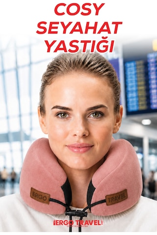 Viscofoam Cosy Ortopedik Seyahat Yastığı Visco Boyun Destekli Seyahat Yastığı