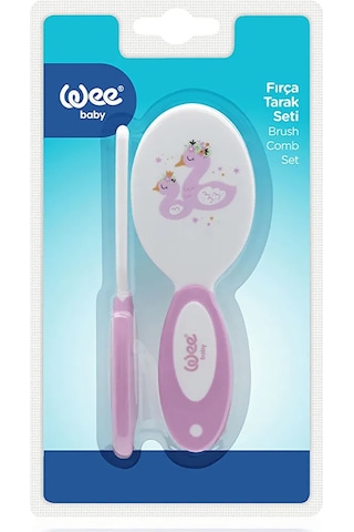 Wee Baby Fırça Tarak Seti - Pembe