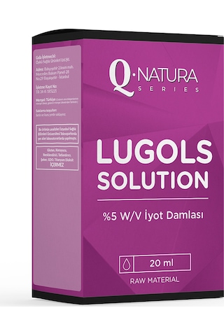 Q Natura Series Lugols Solution % 5 İyot Damla