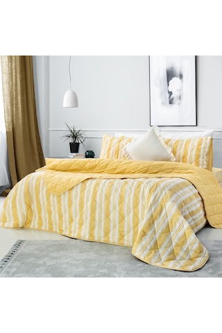 Schafer Home İnfinity Çift Kişilik Complete Set 4 Parça-hardal Hardal