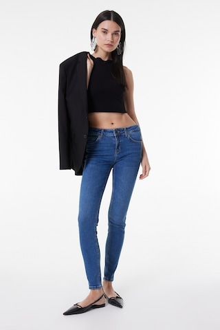 Lee Skinny Fit Dar Kesim Normal Bel Scarlett Kadın Açık Mavi Esnek Jean Denim Kot Pantolon L526005404 Mavi