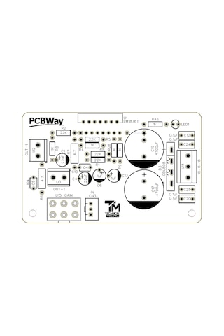 40 Watt Stereo Çift Kanal Class Ab Amfi Devresi Lm1876