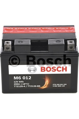 Bosch 9 Ah M6012 Ytz12s-bs Motosiklet Aküsü