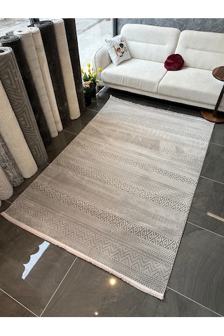 Recycle Halı Salon, Oturma, Yatak Odası Halısı Desen Kodu 38422-096 Renkli