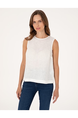 Pierre Cardin Kadın Beyaz Kısa Kollu Bluz 50309346-vr013