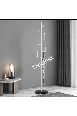 Modern Metal Siyah Ayaklı Askılık Elbise Askısı 165 30 Cm Siyah