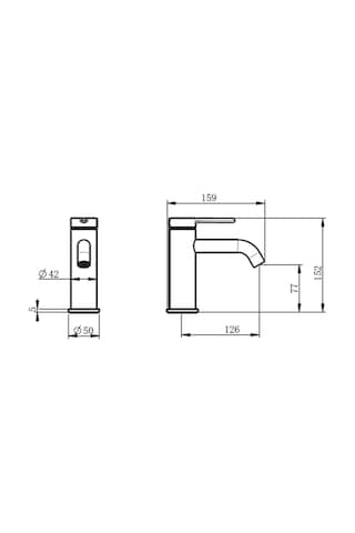 Creavit Vasa BT.VS1500 Lavabo Armatürü Krom