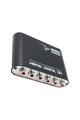 Leezsing 5.1 Kanal Dts Dolby Ac-3 Ses Çevirici, Dijital Optik Koaksiyal Analog Rca Dönüştürücü