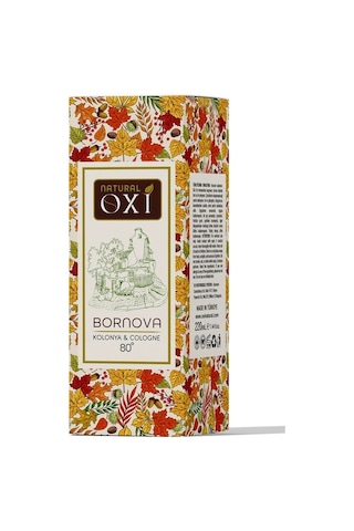 Oxi Natural Premium 80 Kolonya 220ml Cam Şişe Kutulu - Bornova