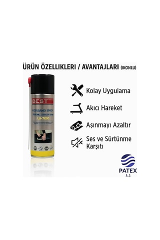 Best Dexpa Silikon Bazlı Koşu Bandı Yağlayıcı Bakım Spreyi 2'li / Sessiz Çalışma, Uzun Ömür