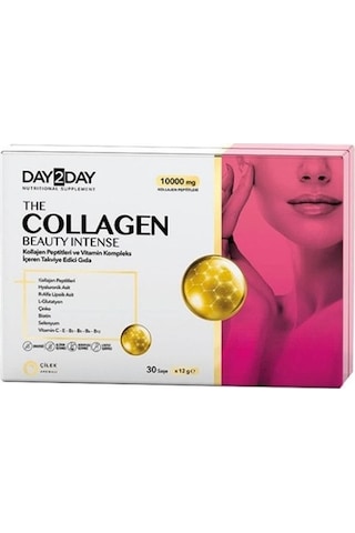 Day2Day The Collagen Beauty Intense Çilek Aromalı 30 Saşe Day2Day The Collagen Beauty Intense Çilek Aromalı 30 Saşe