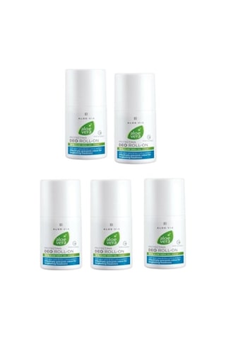 LR Aloe-Via Aloe Vera Doğal Unisex Roll-On Deodorant 50 ML x 5