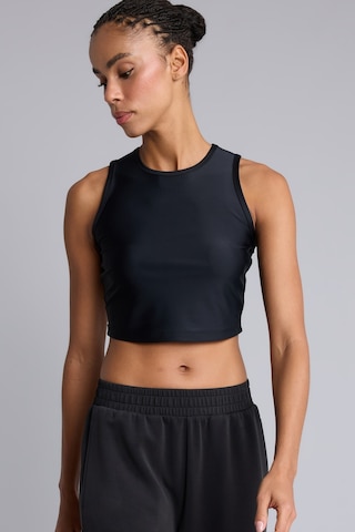 Defacto Parlak Crop Top Bisiklet Yaka Sporcu Atlet E7723ax26aubk81 Siyah-bk81
