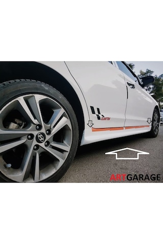 Hyundai Elantra 2010-2016 Arası Marşpiyel Takımı-fiberglass-boyasız