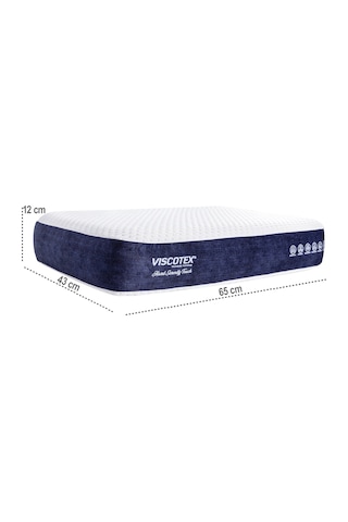 Viscotex Hard Serenity Ergonomik Sert Hafızalı Visco Yastık 65 x 43 x 12 CM