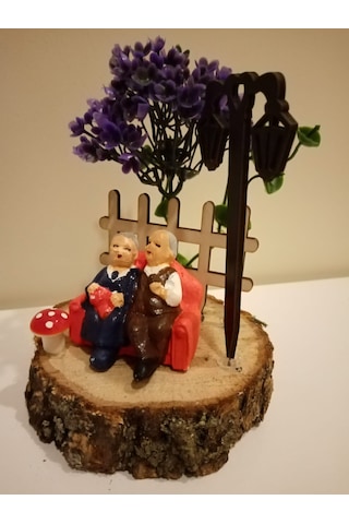 Evlilik Yıl Dönümü Hediyesi Sevgiliye Hediye Bankta Oturan Tonton