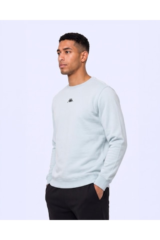 Kappa Carlo Erkek Mavi Regular Sweatshirt