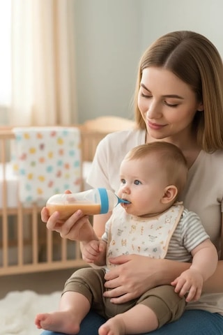 Babyjem Sıkmalı Kaşık 806 Mavi