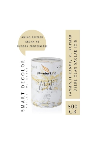 Yanmış, Yıpranmış Ve İşlem Görmüş Tüm Saçlar İçin Argan Yağlı Akıllı Toz Saç Açıcı Sarı - 500 Gr