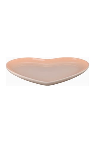 Le Creuset Kalp Şekilli Seramik Servis Tabağı 23 Cm Açık Turuncu