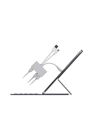 Ally 3 İn1 Apple Uyumlu iPhone+usb C+ Usb A Kamera Okuyucu Kart Okuyucu- 5775 - Karbul8160-3464