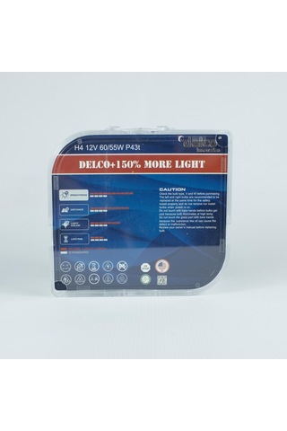 Delco U.s.a H4 X-treme Vision +%150 Fazla Işık Far Ampulü 12 Volt