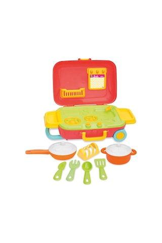 Oyuncak Barbie Mutfak Set Bavulum