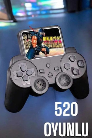 Mey İthalat Gamepad 520 Oyunlu Ekranlı Oyun Kolu Tv Uyumlu