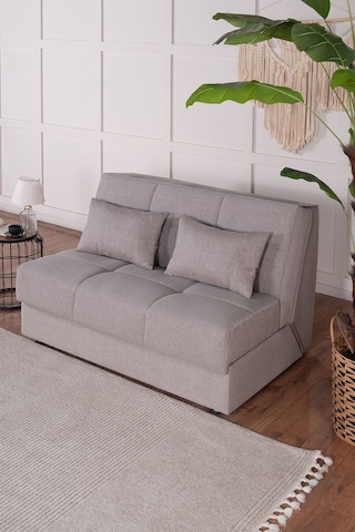 Kilim Mobilya Robin Iki Kişilik Yatak Olabilen Koltuk Açık Kahverengi Açık Kahverengi