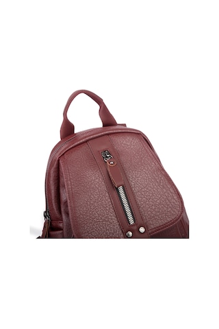 Nas Bag Kadın Sırt Çantası Ve Omuz Çantası Dönüştürülebilir Tasarımlı Ürün Bordo Victoria