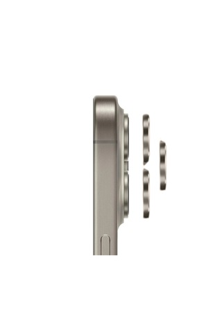 Safeus Safir Temperli Kamera Lens Koruyucu Apple Uyumlu iPhone 15 Pro Max Ve İle Natürel Titanyum