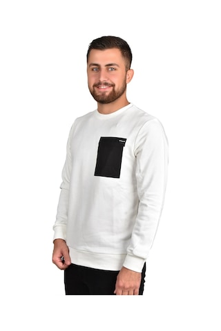 MANTA 5323 Cep Baskılı Sweatshirt
