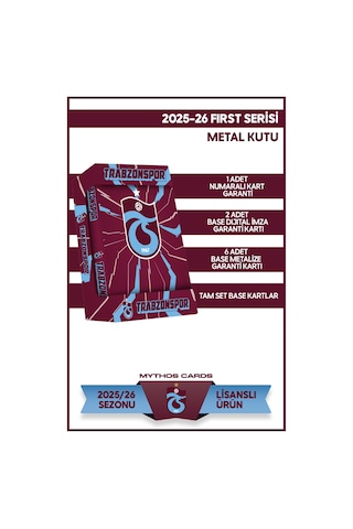 Trabzonspor 2025-26 Mythos First - Metal Kutu