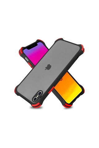 Ally Apple iPhone Uyumlu Xs Max 6.5 İnch Shokproof Kamera Koruma Darbe Emici Kılıf- 5775 Mavi