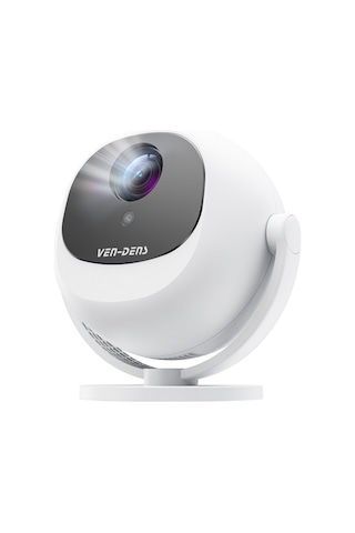 Ven-dens Vd-pjt002 Android 14 Taşınabilir Led Projeksiyon Cihazı, Hd 720p, 150 Ansı Lümen, Beyaz