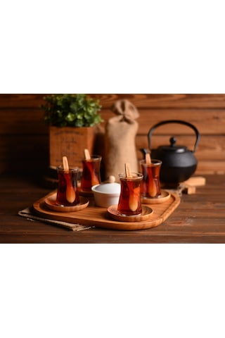 Bambum Mocha Kare Tepsi 33.5 x 33.5 x 1.8 CM