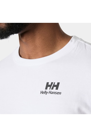 Helly Hansen Core Graphic Erkek T-shirt-32486 Beyaz