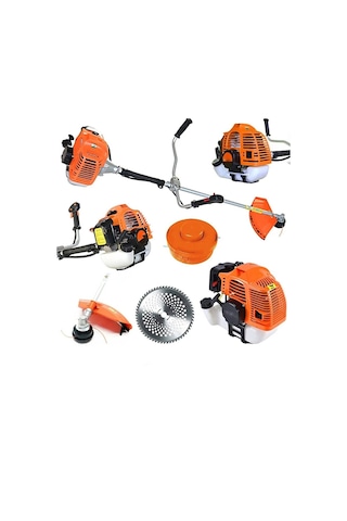 Kraft Hart Yan Tipi Benzinli Motorlu Ot Çalı Tırpanı Çim Biçme