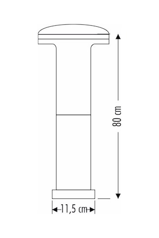 Cata Napoli Dekoratif Bahçe Aydınlatma Armatürü Ct-7018