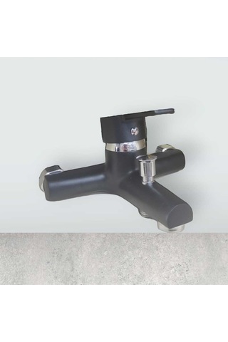 Mintev Siyah Ultra Lüks Banyo Bataryası Siyah